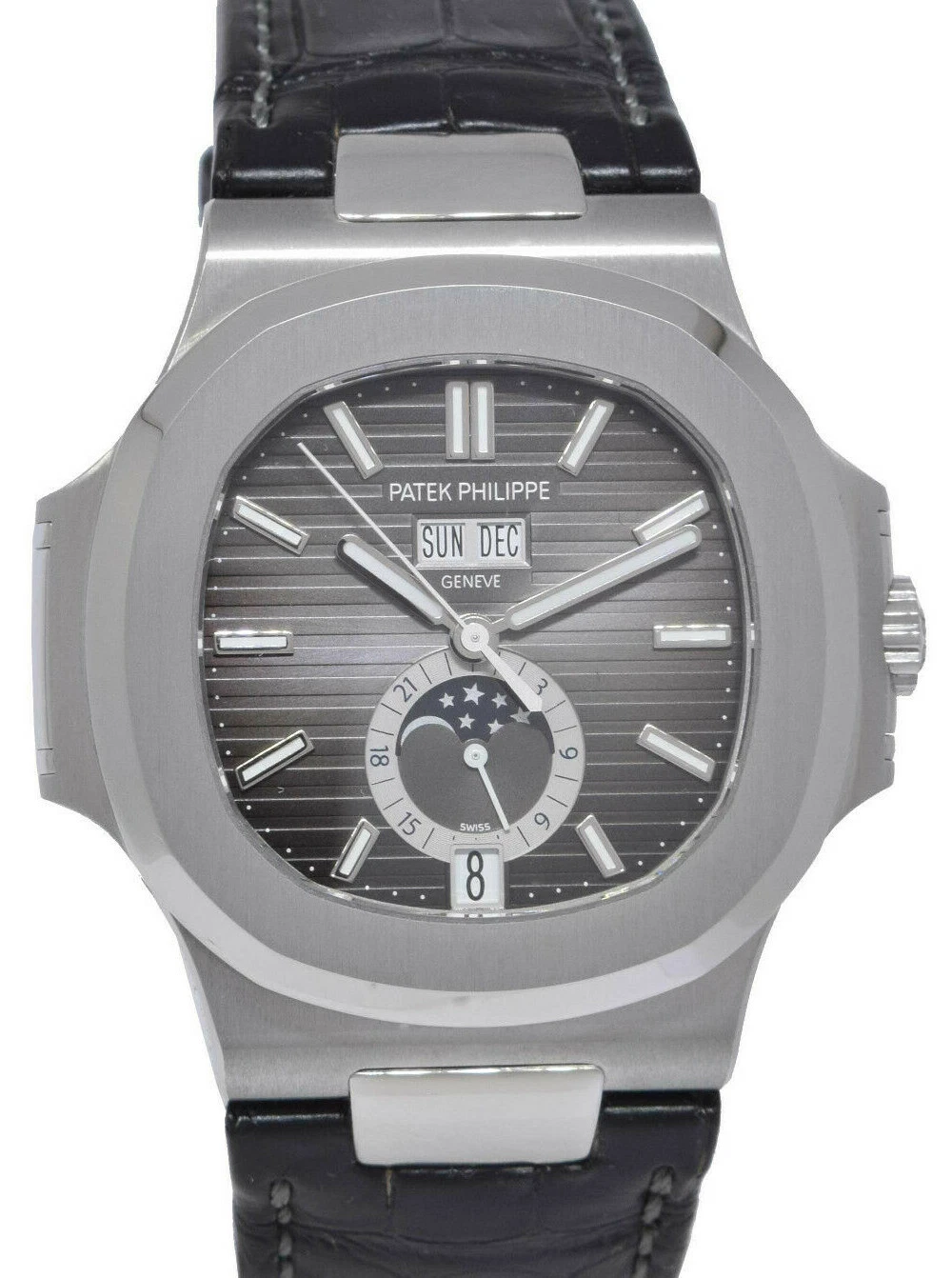 Patek Philippe — Patek Philippe 5726 Nautilus Steel Annual Calendar Watch Box/Papers '18 5726A