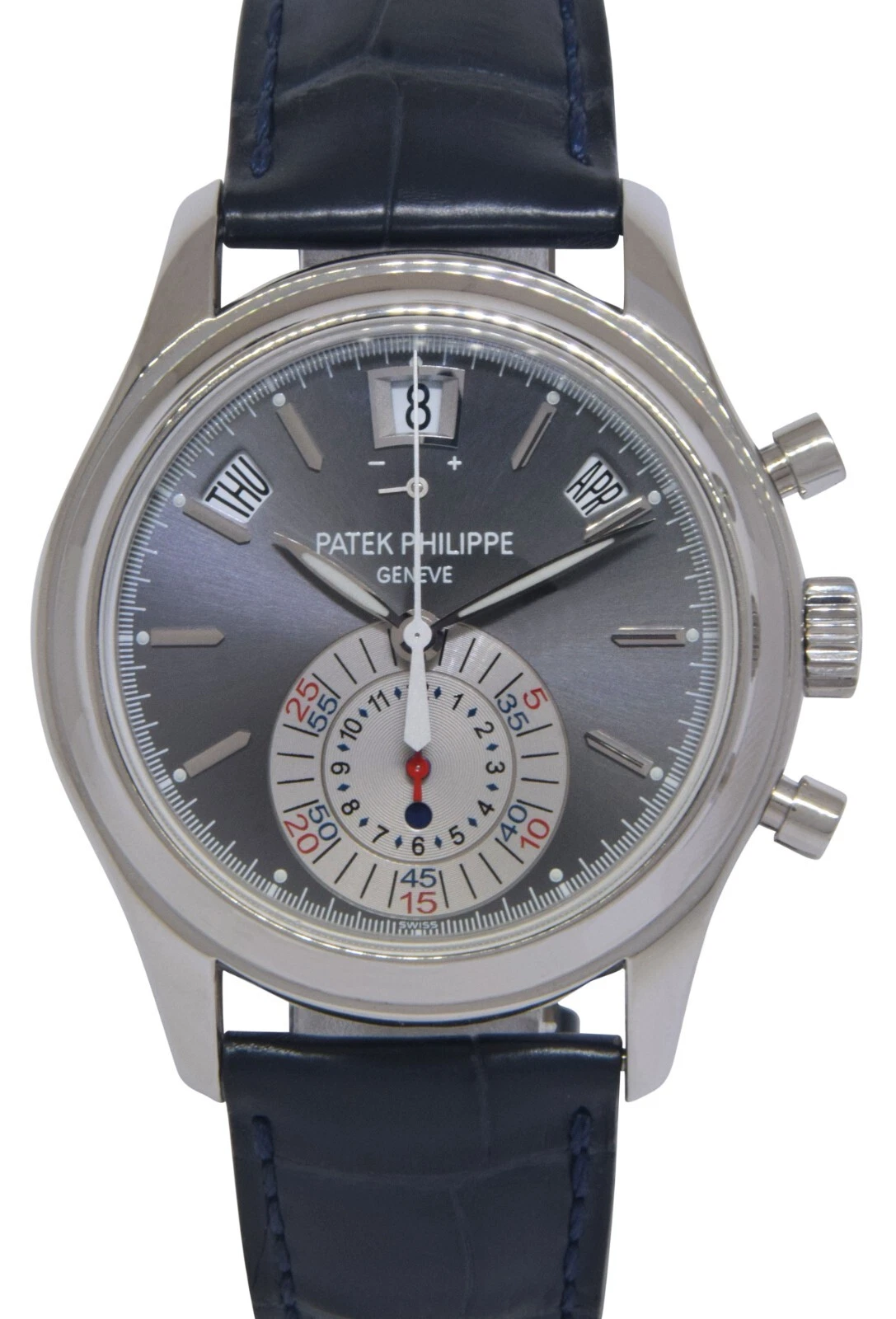 Patek Philippe — Patek Philippe 5960 Annual Calendar Chronograph Platinum Watch Box/Papers 5960P