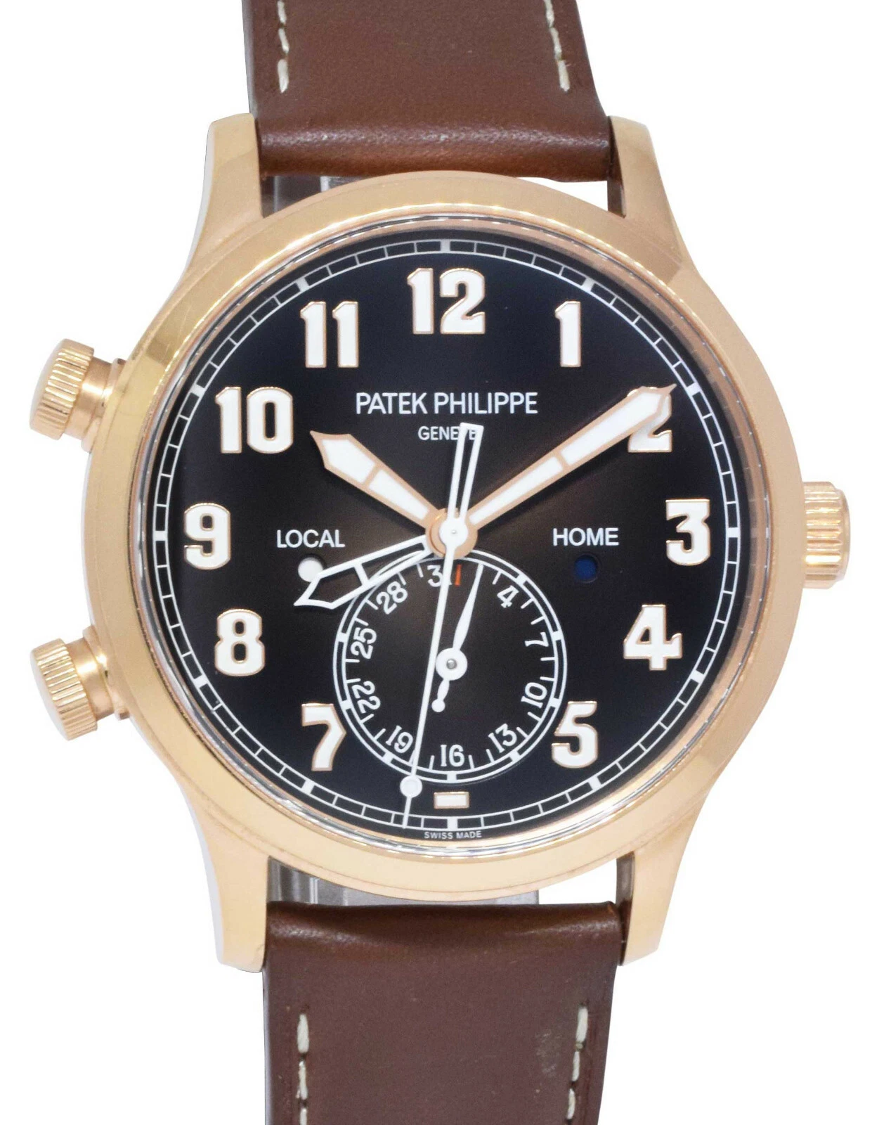 Patek Philippe — Patek Philippe 5524 Complications 18k Rose Gold Pilots Watch B/P '23 5524R