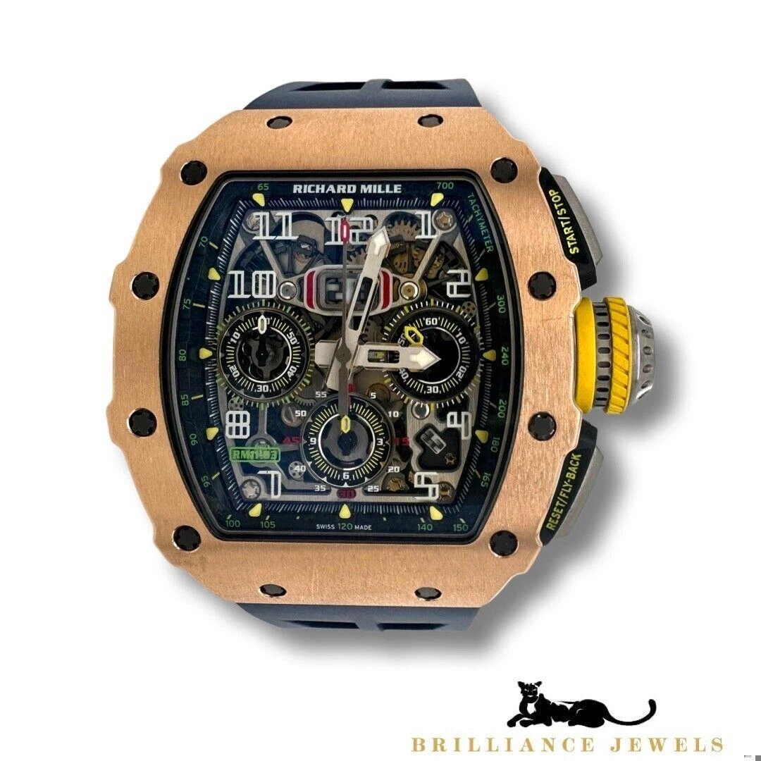 Richard Mille — Richard Mille RM 1103 Rose Gold & Titanium Automatic Flyback Chronograph Watch