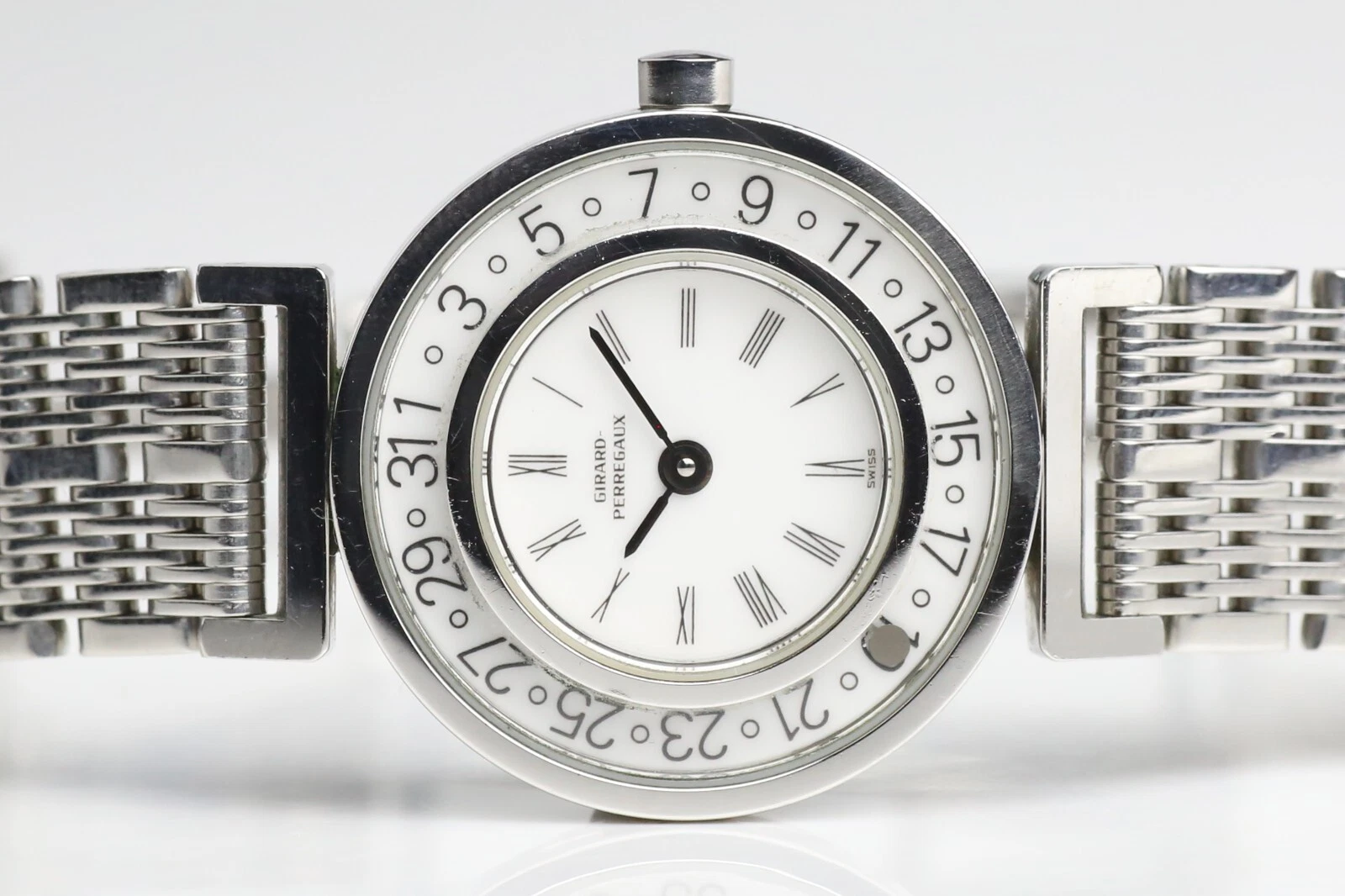 Girard Perregaux — Girard Perregaux Integrale Quartz Ladies Watch, White Dial, 6250 11
