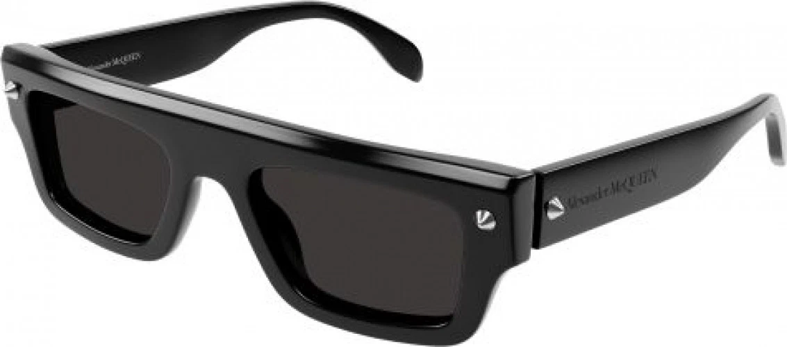 Alexander McQueen — NEW Alexander McQueen AM 0427S Sunglasses 001 BLACK 100% AUTHENTIC