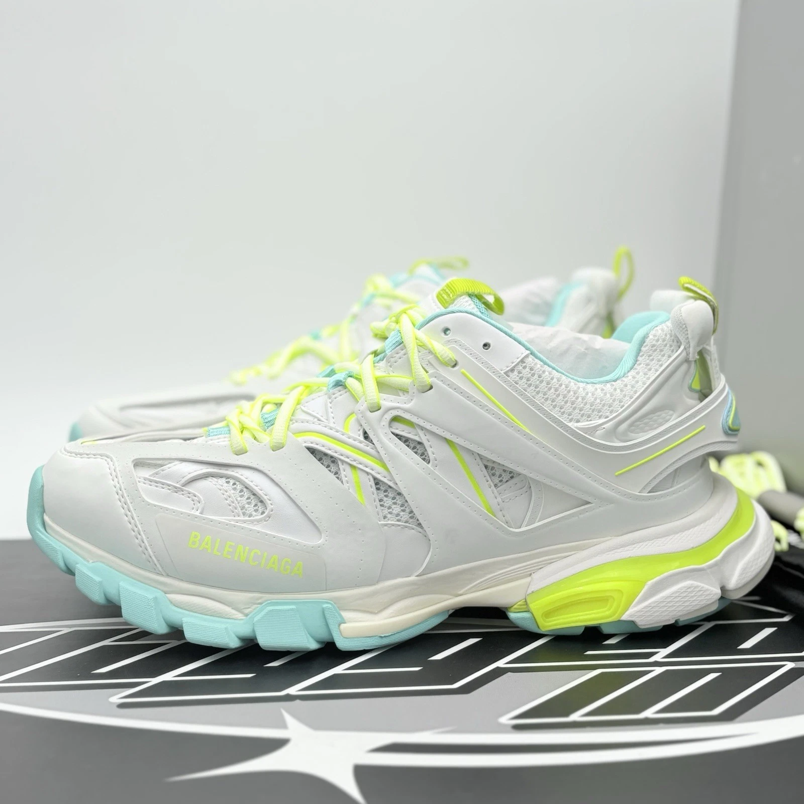 Balenciaga — Size 43 (10 US) - Balenciaga Track ' White Yellow Blue ' | BRAND NEW!