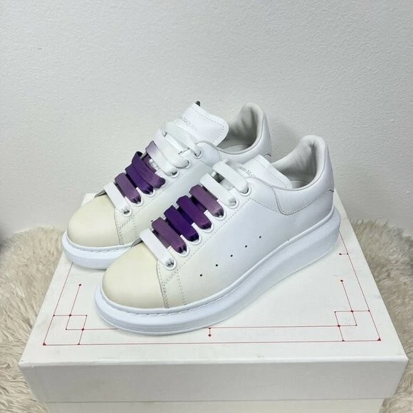 Alexander McQueen — RARE Alexander McQueen Ombre Color Changing Oversized Platform Purple Sneaker 37