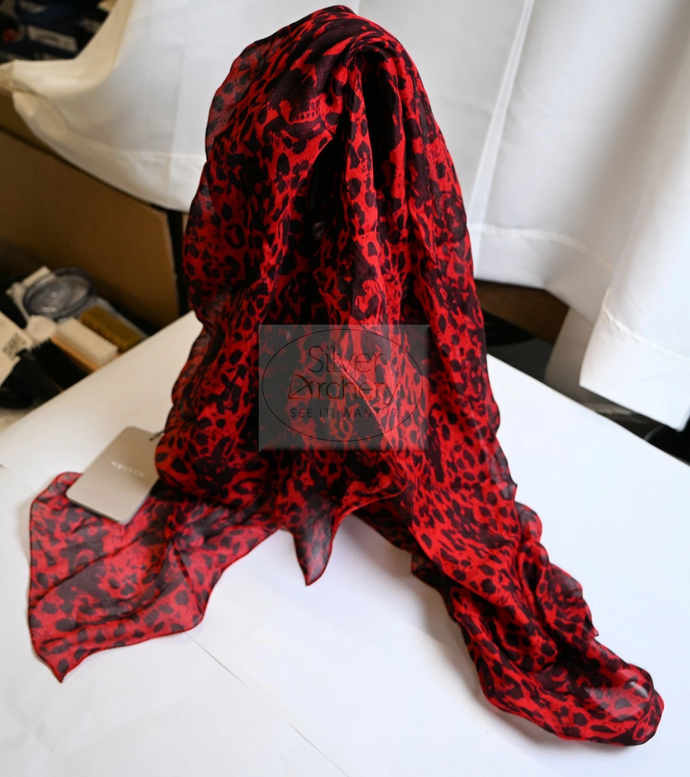Alexander McQueen — GENUINE Alexander Mcqueen Modal-Silk Skull Scarf, RARE1